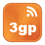 Icono RSS videos en formato 3gp